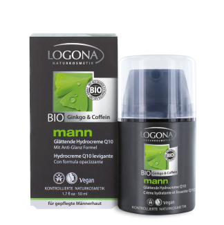 Utjevnende Fuktighetskrem Q10 Mann Ginko & Koffein