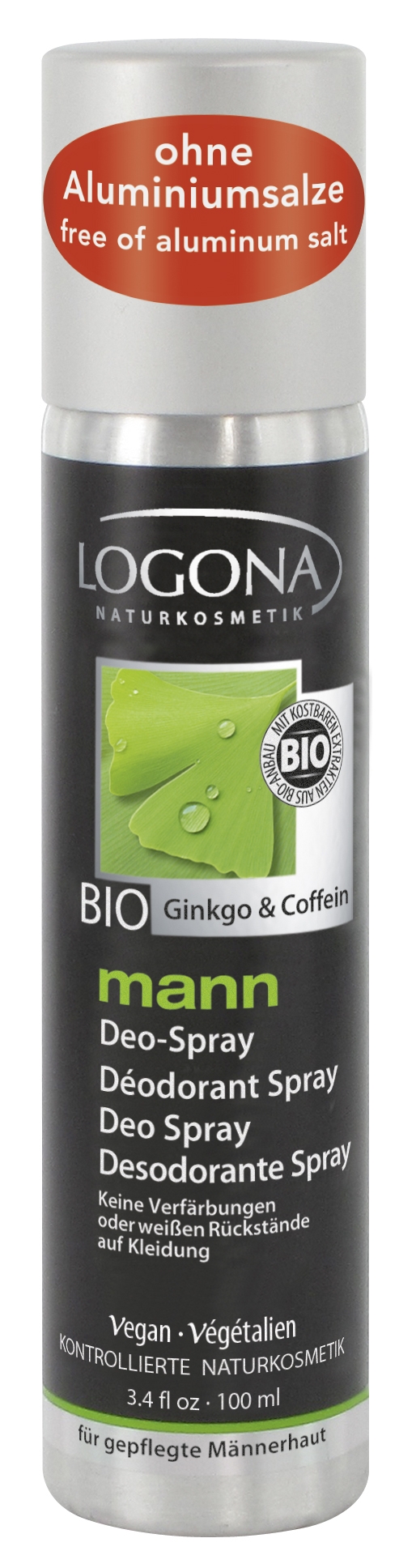 Deospray Mann Ginko & Koffein