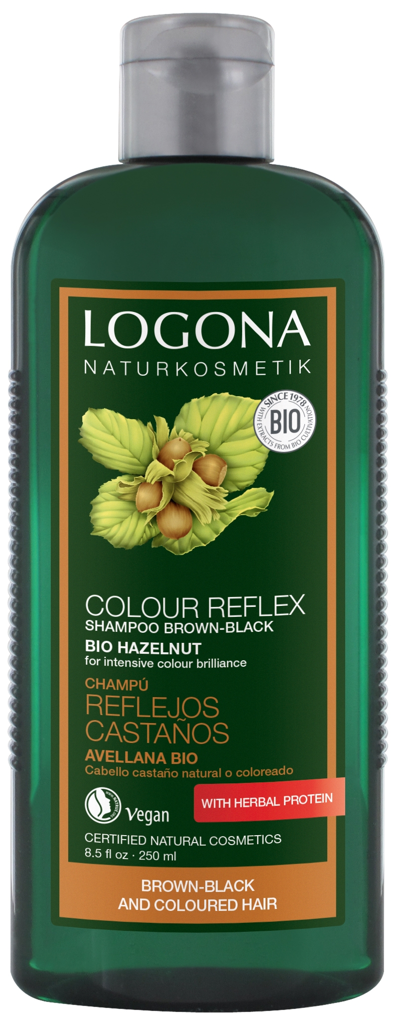 Fargepleiende Sjampo Hasselnøtt