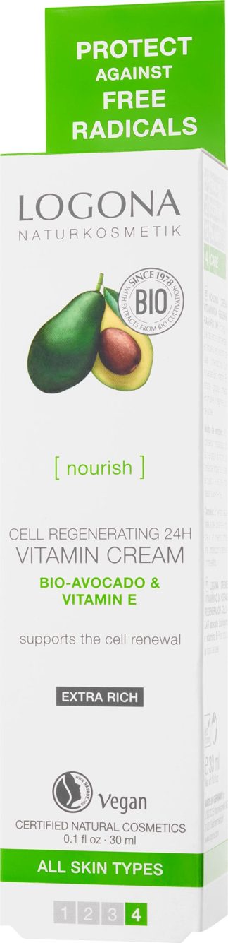 Cellefornyende 24t Vitaminkrem Avokado