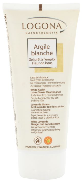 Hvit Lavajord Vaskekrem - Lotusblomst