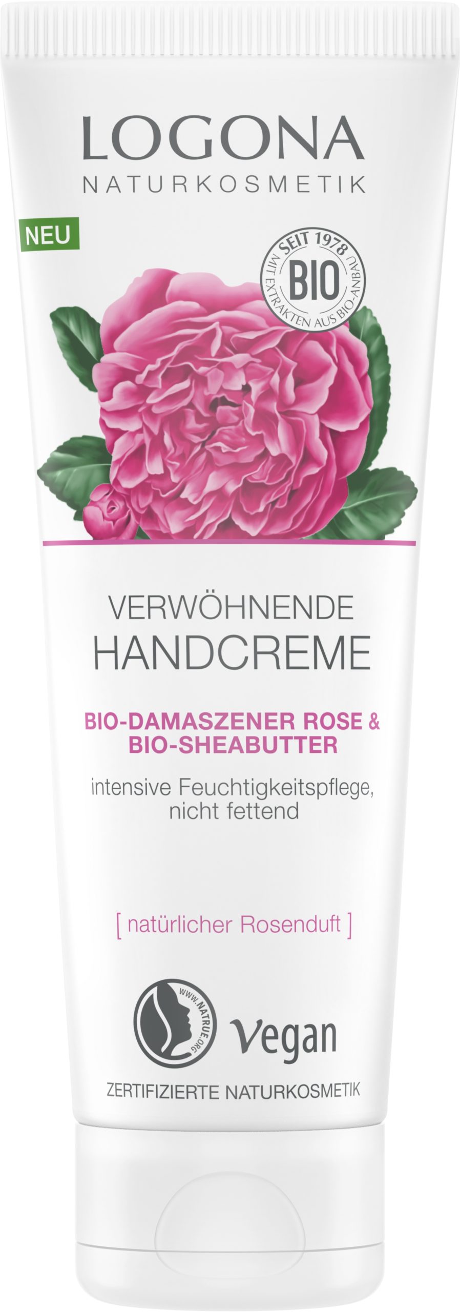 Håndkrem Bio-Damaskrose og Bio-Sheabutter