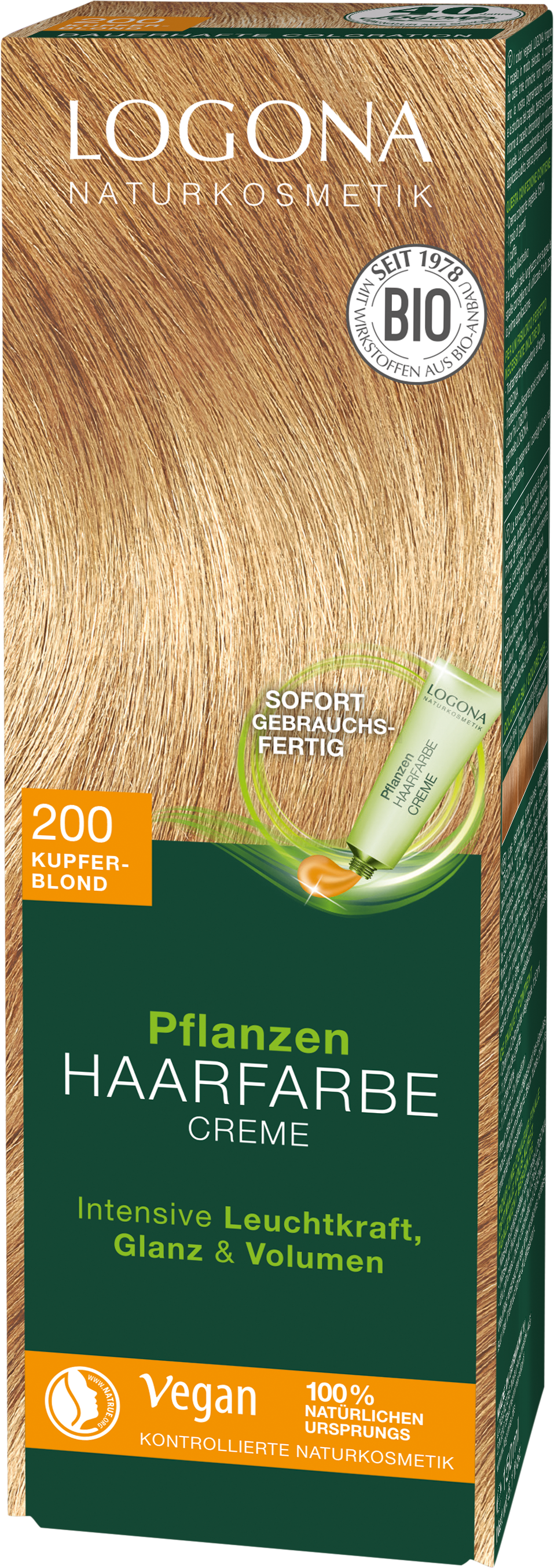 Plantehårfarge Color Creme 200 Kobberblond
