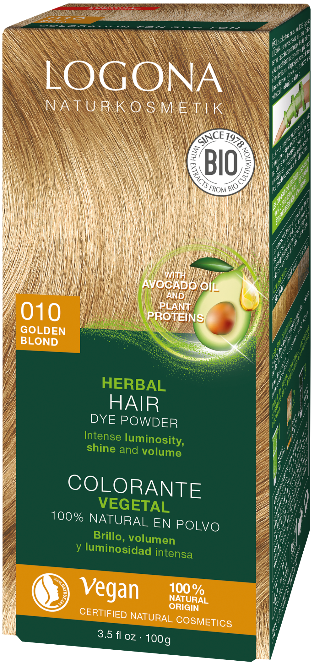 Plantehårfarge 010 Gullblond