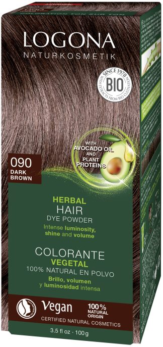 Plantehårfarge 090 Mørk Brun
