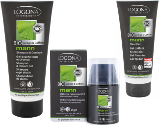 Mann-Pakke: Fuktighetskrem Q10, Sjampo/Dusjgel & Hårgele